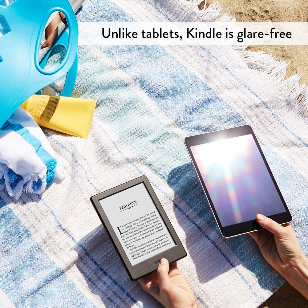 Kindle eBook E-reader Black, 6 Touchscreen Display, Wi-Fi (2016, 8th Gen)